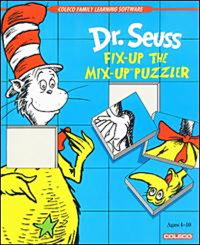 Dr. Seuss Fix-up the Mix-up Puzzler Colecovision US box art